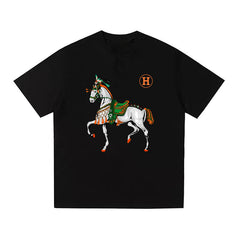 HERMES Kaos Logo Seri Huruf, Unisex '"COD '" HE - 14