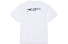 Kaos Pendek Balenciaga dengan Motif Gambar/Cetak, Cocok untuk Pria dan Wanita -BL-51