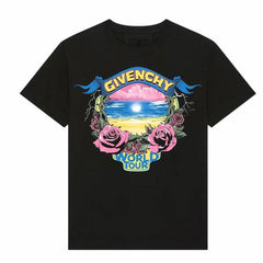 Kaos Givenchy Bermotif, Unisex -J-08
