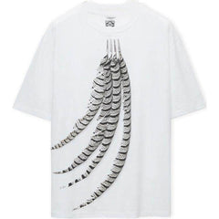 Kaos Pendek LOEWE dengan Motif Gambar/Cetak, Cocok untuk Pria dan Wanita -LE-14