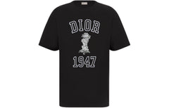 Kaos Pendek DIOR dengan Motif Gambar/Cetak, Cocok untuk Pria dan Wanita -D-03