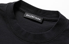 Kaos Pendek Balenciaga dengan Motif Gambar/Cetak, Cocok untuk Pria dan Wanita -BL-30