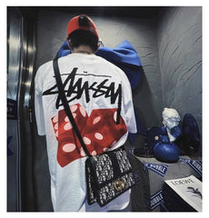 STUSSY Kaos Oversize Original - Kualitas Terbaik, Unisex, COD'-S-46