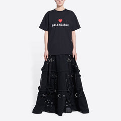 Kaos Pendek Balenciaga dengan Motif Gambar/Cetak, Cocok untuk Pria dan Wanita -BL-38