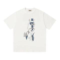 HERMES Kaos Logo Seri Huruf, Unisex '"COD '"  HE - 11