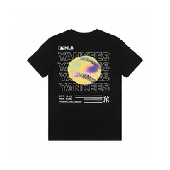 MLB Kaos lengan pendek original merek streetwear fashion dengan model super oversized (sangat longgar).ML-01