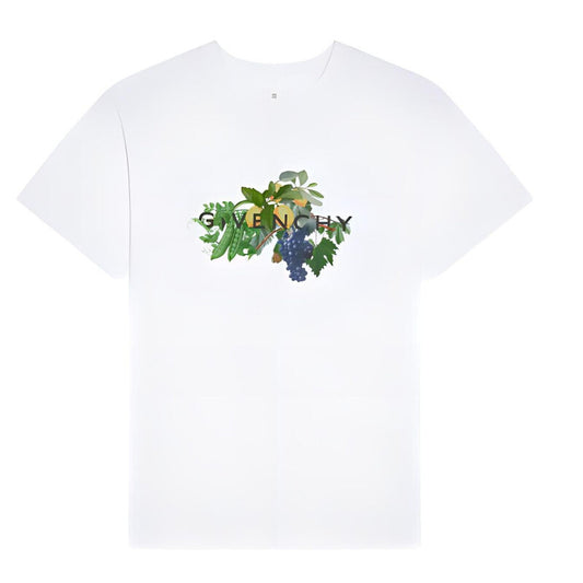 Kaos Givenchy Bermotif, Unisex -J-23