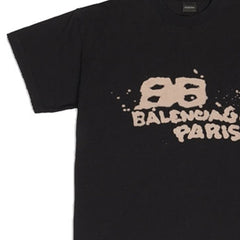 Kaos Pendek Balenciaga dengan Motif Gambar/Cetak, Cocok untuk Pria dan Wanita -BL-18