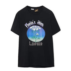 Kaos Pendek LOEWE dengan Motif Gambar/Cetak, Cocok untuk Pria dan Wanita -LE-12