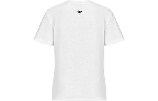 Kaos Pendek DIOR dengan Motif Gambar/Cetak, Cocok untuk Pria dan Wanita  -D-20