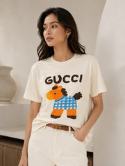 GUCCI Kaos Oversize Original - Kualitas Terbaik, Unisex, COD     '" G6901