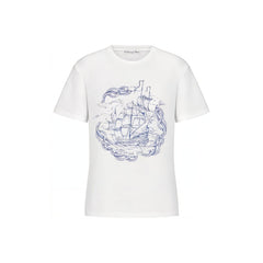 Kaos Pendek DIOR dengan Motif Gambar/Cetak, Cocok untuk Pria dan Wanita  -D-20