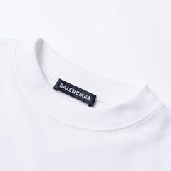 Kaos Pendek Balenciaga dengan Motif Gambar/Cetak, Cocok untuk Pria dan Wanita -BL-32